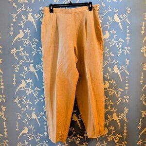 Vintage Josephine Chaus 90's Silk-Linen Pants